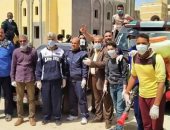 تعقيم منشآت وشوارع حى المساعيد وتجديد أعمدة الكهرباء بالساحل فى العريش