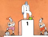 كاريكاتير صحيفة إماراتية.. الأطباء النجوم الحقيقيون في أزمة كورونا