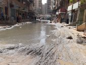 قارئ يشكو انتشار مياه الصرف الصحى بامتداد شارع سيد حمادة بالمرج