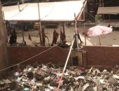 أهالى بلقاس يشكون من شادر لبيع اللحوم وانتشار القمامة بشارع الجمهورية