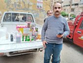 ضبط مستحضرات تجميل منتهية الصلاحية خلال حملة تموينية بطنطا