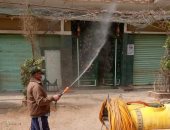 تعقيم مركز لعلاج الأورام ومسجد وكنيسة بالمنيا وديوان محافظة قنا وشوارع الشرقية