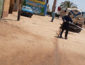 استمرار حملات أعمال التطهير والتعقيم بمدينة المنشاة فى سوهاج 