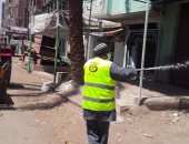 تدريب فرق للعمل فى تطهير وتعقيم الشوارع بالقرى والميادين بسوهاج 