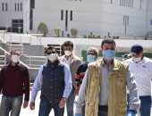 وزير الرياضة يتفقد استاد الدراجات والملعب الرئيسى باستاد القاهرة