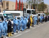 محافظ سوهاج يتفقد فرق التطهير ويشيد بجهودهم المبذولة