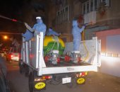 حملة تطهير وتعقيم لعدد من المناطق بمدينة دمياط.. صور