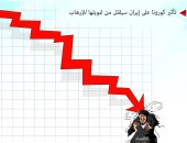 كاريكاتير صحيفة سعودية.. كورونا يهبط بالاقتصاد الإيرانى لأدنى مستوى