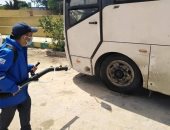 الرى: تعقيم مبنى الوزارة وجراجات السيارات لمواجهة كورونا .. صور