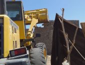 إزالة 3 حالات تعد على أملاك الدولة بمدينة دهب فى جنوب سيناء