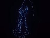 فى سماء الصين .. 100 طائرة "درون" تحتفل بخروج "ووهان" من حظر التجوال