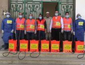 صور.. الطريقة العزمية تطلق حملة لتطهير الشوارع بعنوان "الصوفية ضد كورونا"