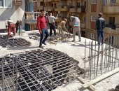 إيقاف 9 حالات بناء مخالف بأحياء الإسكندرية و التحفظ على مواد البناء