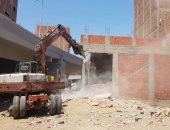 محافظ الجيزة: إزالة 350 حالة بناء مخالف خلال أسبوع وهدم تعديات محور الضبعة