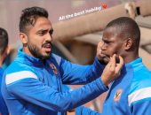 "اضحك الصورة تطلع حلوة" شاهد كيف هنأ أليو ديانج كهربا بعيد ميلاده