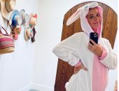 ابرزت علامات الحمل بوضوح..هكذا احتفلت كاتي بيري بعيد الفصح بمنزلها