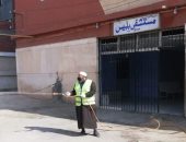 تعقيم مستشفى بلبيس وقرية بنى عليم بالشرقية لليوم الثالث