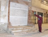 صور.. تعقيم مدينة العريش للوقاية من فيروس كورونا