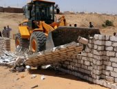 إزالة 40 حالة تعد بمساحة 18 ألفا و825 مترا مربعا فى محافظة أسوان