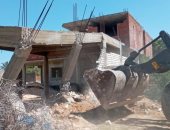 حملة مكبرة لإزالة التعديات على أراضى أملاك الدولة غرب الإسكندرية