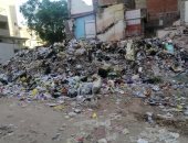 قارئ يشكو تراكم القمامة بشارع فى شارع منشية التحرير جسر السويس