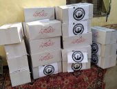 صيدلة جامعة حلوان توزع 150 كرتونة مواد غذائية على العمالة اليومية بالصف