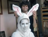 تحولت إلى أرنب فى منزلها.. هكذا احتفلت جين فوندا بعيد الفصح 