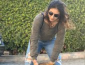 شاهد أحدث ظهور لنور الشربينى بطلة الاسكواش فى الحجر المنزلى