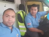  الجيش الأبيض.. "محمد" مسعف على خط مواجهة كورونا فى سانت كاترين  