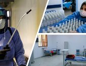 صور.. العالم هذا الصباح..العمل "ليل نهار" لإنتاج الكمامات بدول العالم لمواجهة كورونا.. البرازيل تحتفل بمحارب من الحرب العالمية الثانية تعافى من الفيروس.. تعقيم المستشفيات الليبية لمنع تفشى الوباء