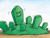 كاريكاتير صحيفة كويتية يسلط الضوء على تزايد أعداد ضحايا كورونا