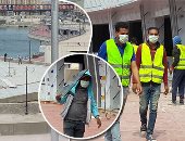 "ياحلاوة الايد الشغالة".. محور المحمودية يتحول إلى خلية نحل مع الالتزام بالاجراءات الاحترازية وإرتداء الكمامات.. العمال: نشكر الرئيس السيسى والدولة حريصة على صحة المواطنين.. وإجراءات التعقيم يومية.. فيديو وصور