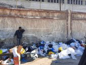 شكوى من تراكم القمامة بشارع مدرسة الريادة منطقة سموحه بالإسكندرية