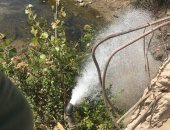 صور.. "مياه الأقصر" تجرى أعمال غسيل وتطهير شبكة مياه البغدادى لخدمة المواطنين