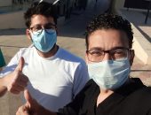 الجيش الأبيض.. محمد حمزة على خط مواجهة كورونا بمستشفى الحجر الصحى فى أسوان