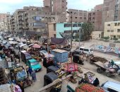اضبط مخالفة.. سوق ابو دراع العشوائى يّنذر بكارثة فى المحلة