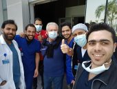 بارقة أمل.. ارتفاع أعداد المتعافين من كورونا إلى 73 حالة بمستشفى أبو خليفة.. صور