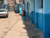 أهالى قرية الغنيمية بدمياط ينظفون ويطهرون الشوارع للوقاية من العدوى