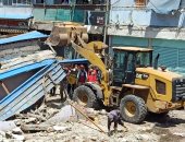 تنفيذ 20 قرار إزالة بسوق ال 5000 بحى الزهور ببورسعيد.. صور
