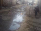قارئ يشكو انتشار مياه الصرف الصحى بشارع النورى بسوهاج