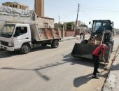 رفع 50 طن قمامة ومخلفات صلبة خلال حملة نظافة بحى غرب بسوهاج