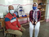 فيديو وصور.. طالبة بكفر الشيخ تصمم قناعا لحماية الطاقم الطبى من كورونا