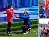 الصين.. ممرض يعرض الزواج على زميلته فى مستشفى لعلاج كورونا 