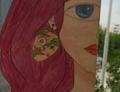 إيثار تشارك "صحافة مواطن" برسومات فنية تبرز موهبتها