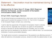 الصحة العالمية: التطعيمات ضرورية فى ظل الأنظمة الصحية المجهدة بسبب كورونا