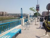 فيديو وصور.. لأول مرة كورنيش ترعة الإبراهيمية بأسيوط بلا مواطنين فى شم النسيم