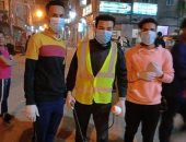 بالجهود الذاتية حملة تطهير من شباب  قرية بني حميل بسوهاج للوقاية من كورونا