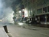 بدء الأعمال المسائية لتنظيف وتطهير الشوارع ومكافحة الحشرات الطائرة بمطروح