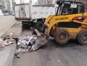 رفع القمامة من شوارع بلبيس وفض السويقات (صور) 