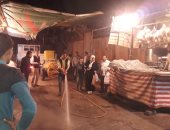 تطهير وتعقيم سوق المعمورة البلد للوقاية من فيروس كورونا المستجد.. صور